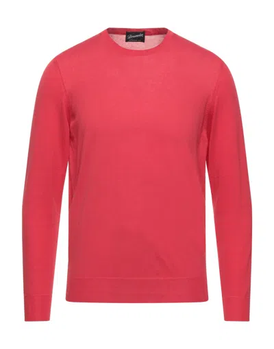 DRUMOHR DRUMOHR MAN SWEATER RED SIZE 44 COTTON