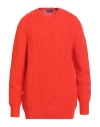 Drumohr Man Sweater Red Size 46 Lambswool