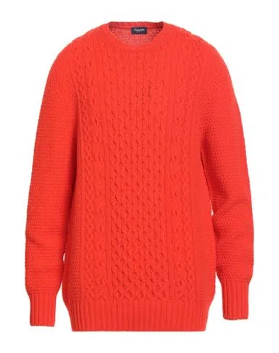Drumohr Man Sweater Red Size 46 Lambswool