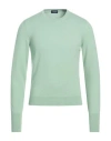 Drumohr Man Sweater Sage Green Size 40 Cashmere