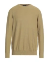 Drumohr Man Sweater Light Yellow Size 44 Cotton In Sage Green