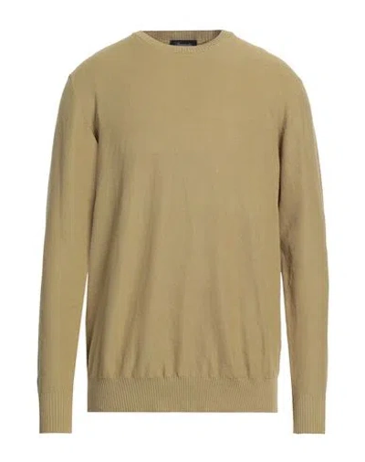 DRUMOHR DRUMOHR MAN SWEATER SAGE GREEN SIZE 44 COTTON