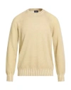 Drumohr Man Sweater Sand Size 48 Cashmere In Nude