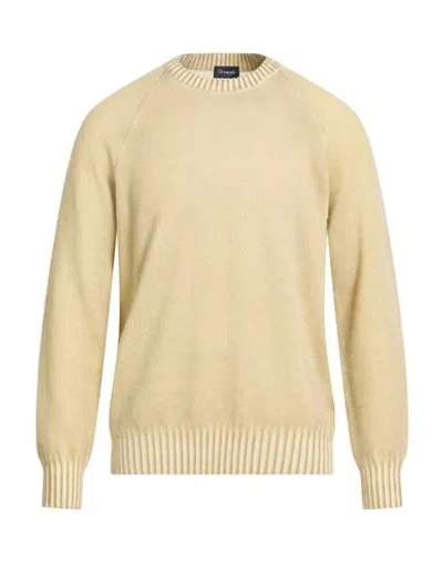 DRUMOHR DRUMOHR MAN SWEATER SAND SIZE 48 CASHMERE