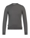 Drumohr Man Sweater Steel Grey Size 36 Merino Wool