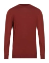 Drumohr Man Sweater Tan Size 46 Merino Wool In Brown