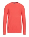 Drumohr Man Sweater Tomato Red Size 46 Cashmere