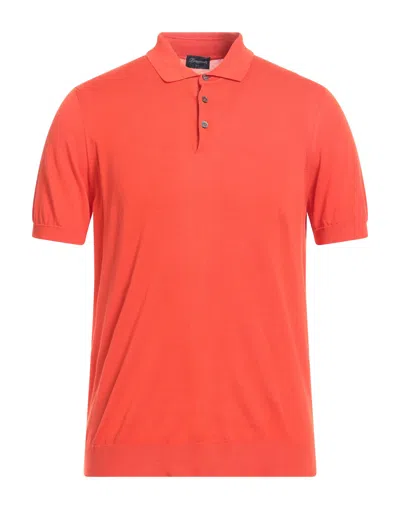 Drumohr Sweaters In Tomato Red