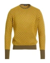 Drumohr Man Sweater Yellow Size 40 Cashmere