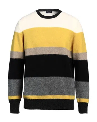 DRUMOHR DRUMOHR MAN SWEATER YELLOW SIZE 44 LAMBSWOOL