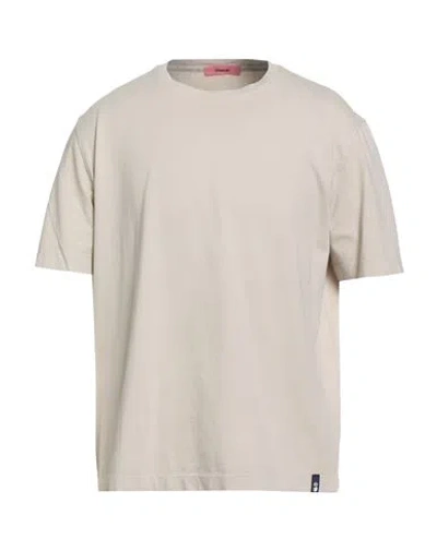 Drumohr Man T-shirt Beige Size Xxl Cotton In Multi