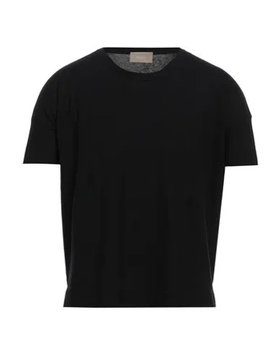 Drumohr Man T-shirt Black Size L Cotton