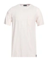 Drumohr Man T-shirt Blush Size Xxl Cotton In Pink
