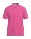 Drumohr Man T-shirt Fuchsia Size L Cotton In Pink