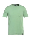 Drumohr Man T-shirt Light Green Size S Cotton