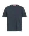 Drumohr Man T-shirt Midnight Blue Size L Cotton