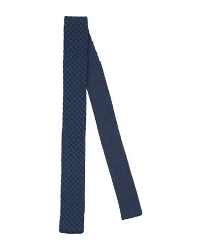 Drumohr Man Ties & Bow Ties Blue Size - Cashmere