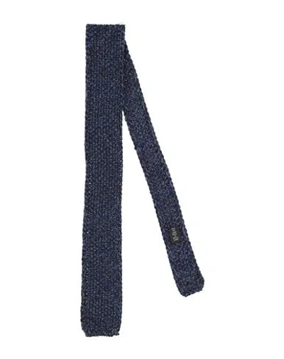 Drumohr Man Ties & Bow Ties Blue Size - Wool