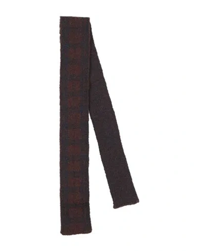 Drumohr Man Ties & Bow Ties Chocolate Brown Size - Merino Wool