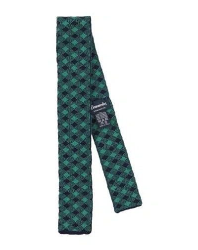Drumohr Man Ties & Bow Ties Green Size - Cashmere