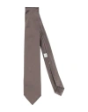 Drumohr Man Ties & Bow Ties Light Brown Size - Silk In Gray