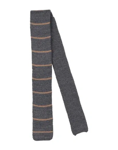 Drumohr Man Ties & Bow Ties Pastel Yellow Size - Merino Wool