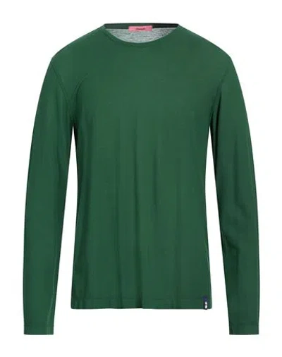 Drumohr Man T-shirt Green Size L Cotton