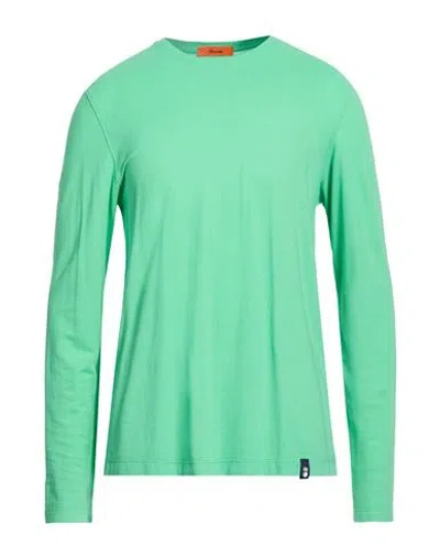 Drumohr Man T-shirt Light Green Size Xxl Cotton