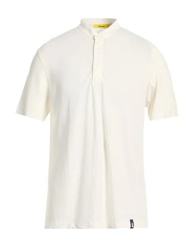 Drumohr Man T-shirt Off White Size Xxl Cotton