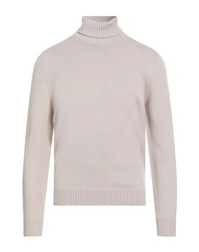 DRUMOHR DRUMOHR MAN TURTLENECK BEIGE SIZE 44 MERINO WOOL