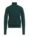Drumohr Man Turtleneck Deep Teal Size 42 Cashmere In Green
