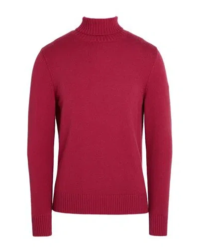Drumohr Man Turtleneck Garnet Size 40 Cashmere In Red