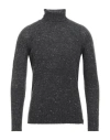 Drumohr Man Turtleneck Grey Size 46 Virgin Wool, Cashmere, Polyamide In Gray