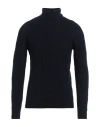 Drumohr Man Turtleneck Navy Blue Size 44 Lambswool