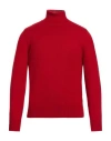 Drumohr Man Turtleneck Red Size 38 Cashmere