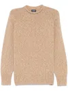 Drumohr Turtleneck Sweather Rule` Neck In Brown