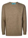 Drumohr Mélange Jumper In Brown