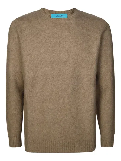 Drumohr Mélange Jumper In Brown