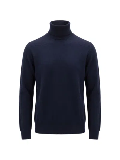 Drumohr Men's Cashmere & Wool Crewneck Sweater In Navy