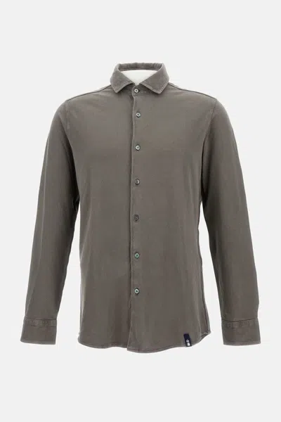 Drumohr Long-sleeve Shirt In Gray