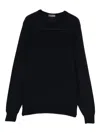 Drumohr Merino Sweater In Black