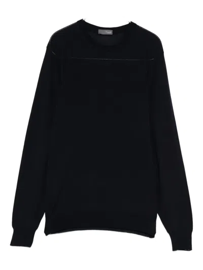 Drumohr Merino Sweater In Black