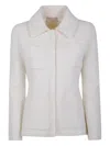 Drumohr Merino-wool Cardigan In White