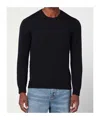 Drumohr Merino Wool Crew-neck Sweater In Black