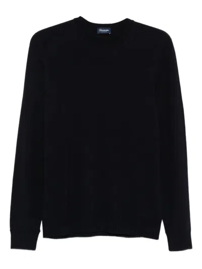 DRUMOHR DRUMOHR MERINO WOOL LONG SLEEVE CREW-NECK SWEATER