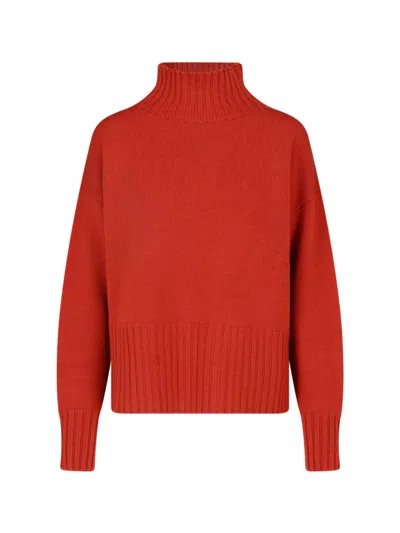 Drumohr Merino Wool Sweater In Orange