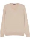 Drumohr Merino-wool Top In Neutrals