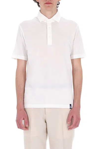 Drumohr Mini Classic Polo - Men's Essential For Every Season In White
