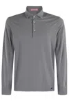 Drumohr ml Ice Polo Shirt In Gray