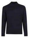 Drumohr Turtleneck Long-sleeves Sweater In Blue